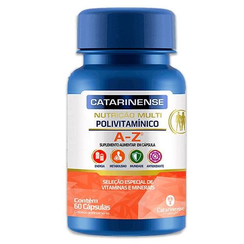 Polivitamínico A-Z Catarinense 60 cápsulas Polivitamínico A-Z Catarinense 60 cápsulas