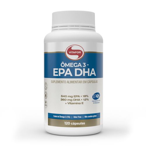 Ômega 3 EPA DHA Vitafor 120 Cápsulas Ômega 3 EPA DHA Vitafor 120 Cápsulas