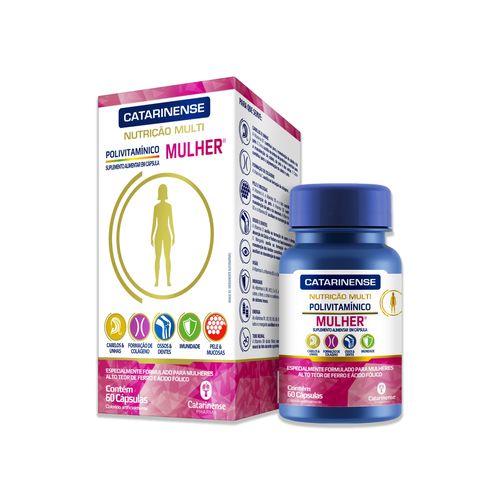 Polivitamínico Mulher Catarinense 60 cápsulas Polivitamínico Mulher Catarinense 60 cápsulas