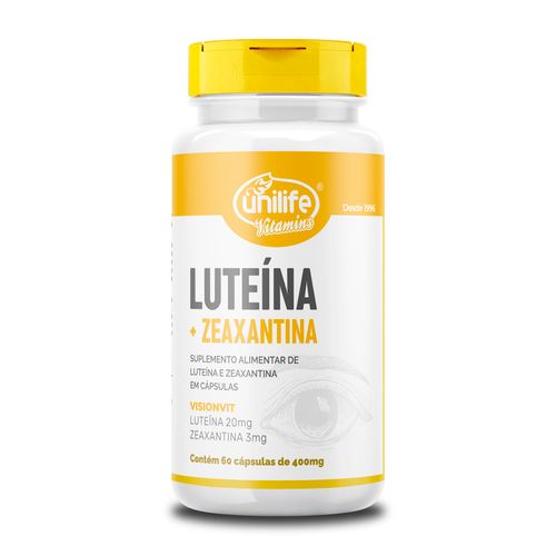 Luteína e Zeaxantina Unilife 60 Cápsulas