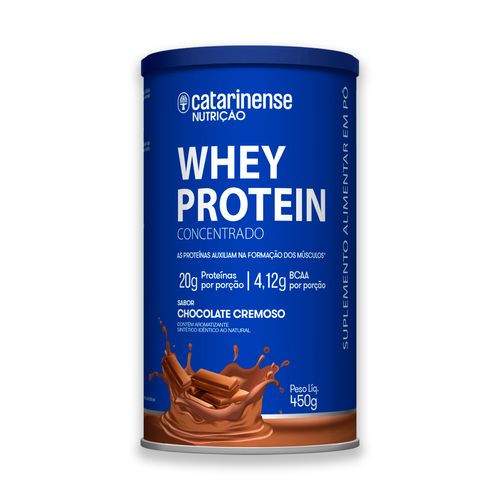 Whey Protein Concentrado Catarinense 450g Chocolate Whey Protein Concentrado Catarinense 450g Chocolate