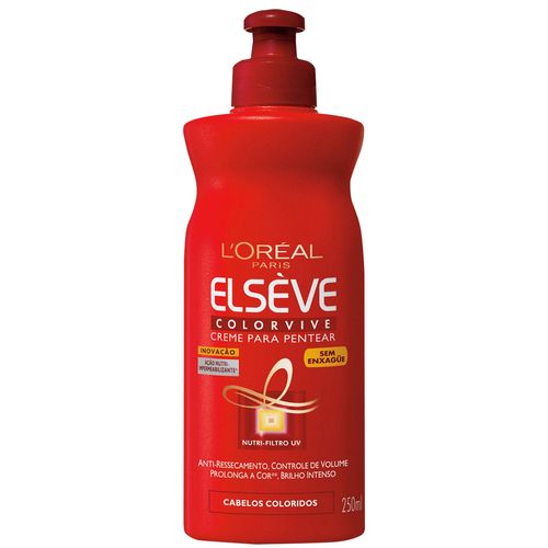 Creme para Pentear Elsève Colorvive 250ml Creme para Pentear Elsève Colorvive 250ml