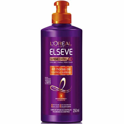 Creme para Pentear Elseve Supreme Control 4D L’Oréal 250ml Creme para Pentear Elseve Supreme Control 4D L’Oréal 250ml