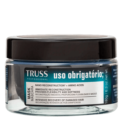 Truss Uso Obrigatório - Máscara de Tratamento Capilar 180g