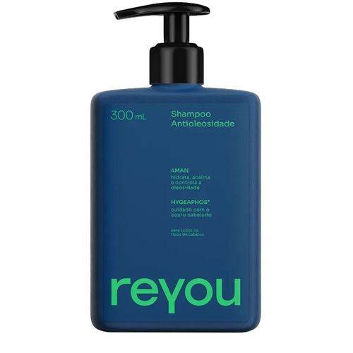 Reyou 4Man Hygeaphos Antioleosidade - Shampoo 300ml 300ml Reyou 4Man Hygeaphos Antioleosidade - Shampoo 300ml 300ml
