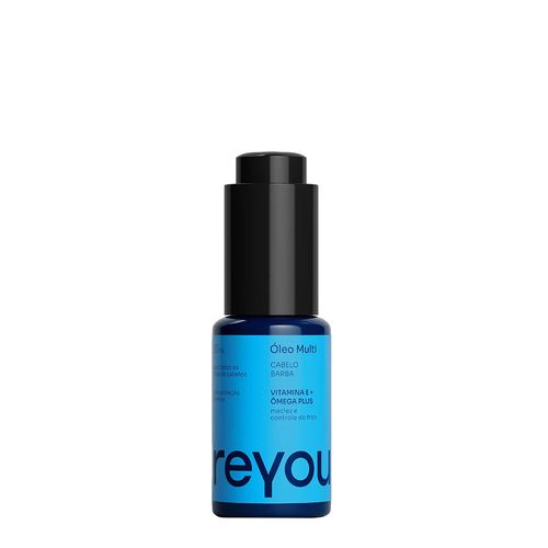 Reyou Óleo Multi Vitamina E + Ômega Plus - Óleo para Barba 30ml 30ml Reyou Óleo Multi Vitamina E + Ômega Plus - Óleo para Barba 30ml 30ml