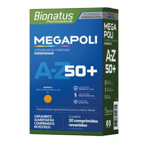 MEGAPOLI A-Z 50+ 30CPR BIONATUS