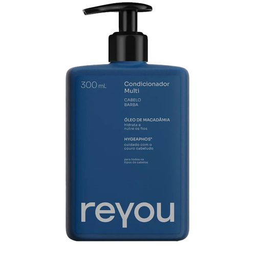 Reyou Óleo de Macadâmin Hygeaphos - Condicionador Multi 300ml 300ml Reyou Óleo de Macadâmin Hygeaphos - Condicionador Multi 300ml 300ml