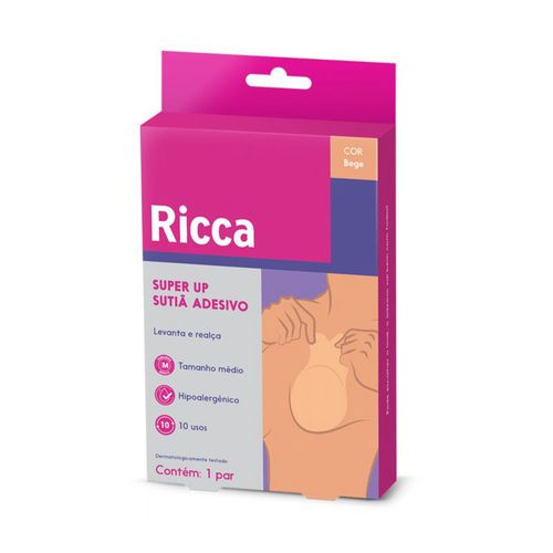 Sutiã Adesivo Ricca M Bege Sutiã Adesivo Ricca M Bege