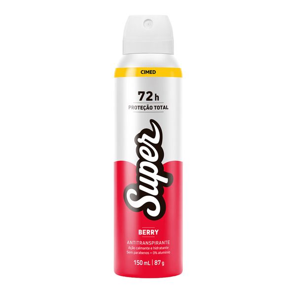 Desodorante Antitranspirante Super Berry 72 Horas 150ml Aerossol