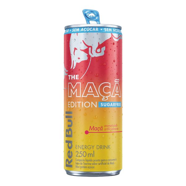 Energético Red Bull Maça Sem Açúcar 250ml
