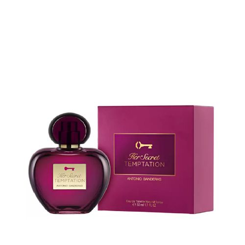 Her Secret Temptation Banderas Eau de Toilette Perfume Feminino 50ml Her Secret Temptation Banderas Eau de Toilette Perfume Feminino 50ml