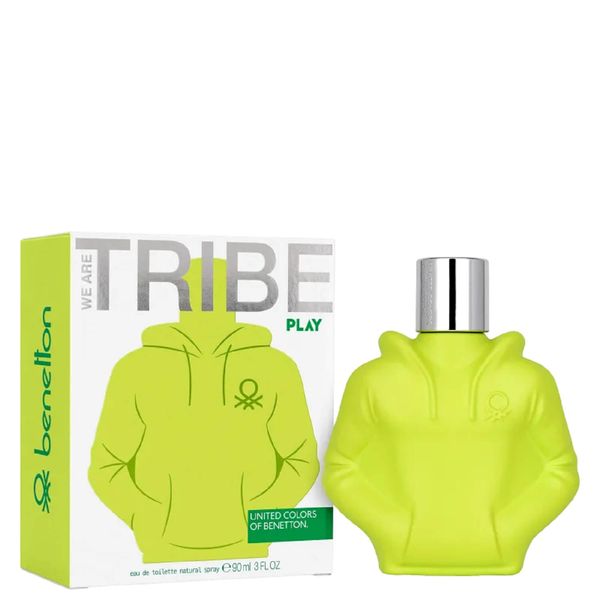 Benetton Tribe Play Eau de Toilette - Perfume Masculino 90ml