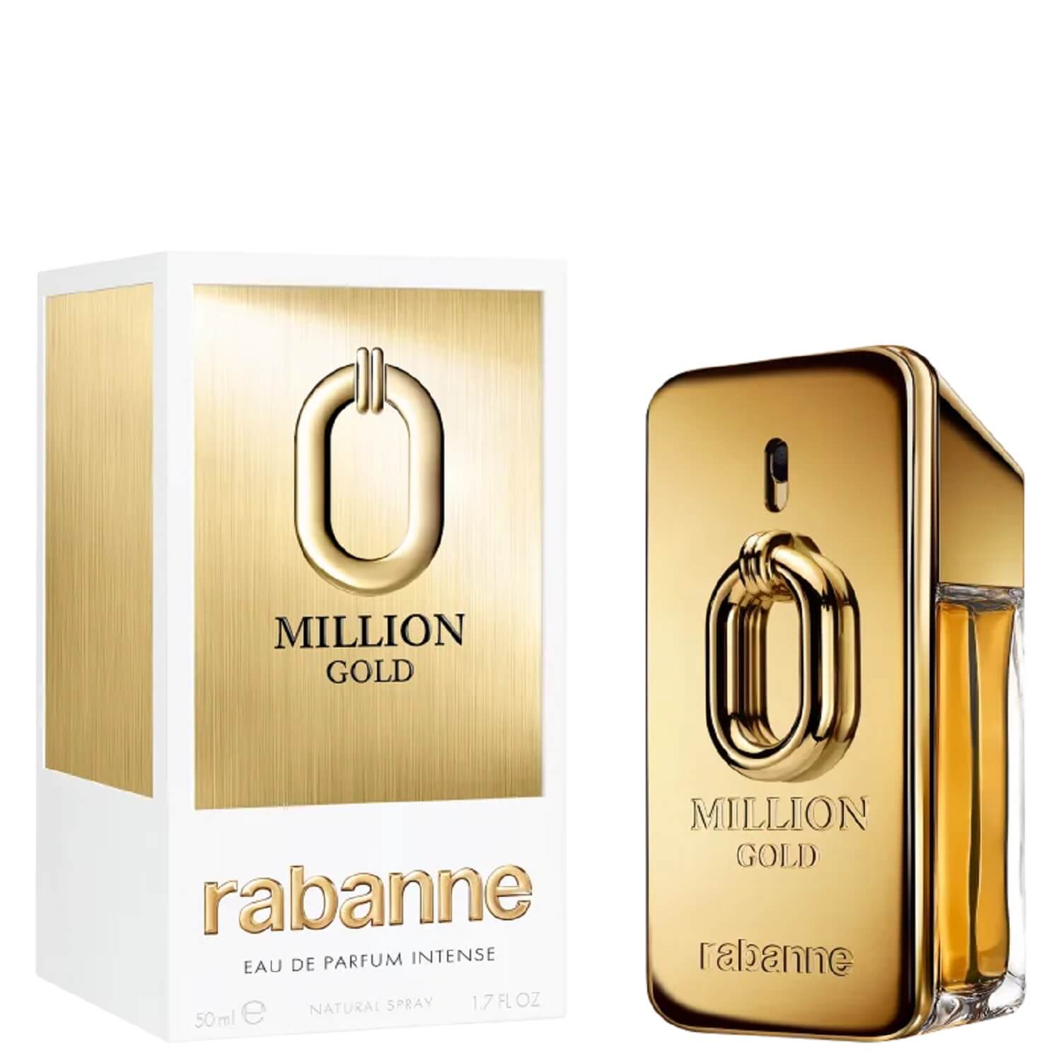 Million Gold Rabanne Eau de Parfum Intense - Perfume Masculino 50ml