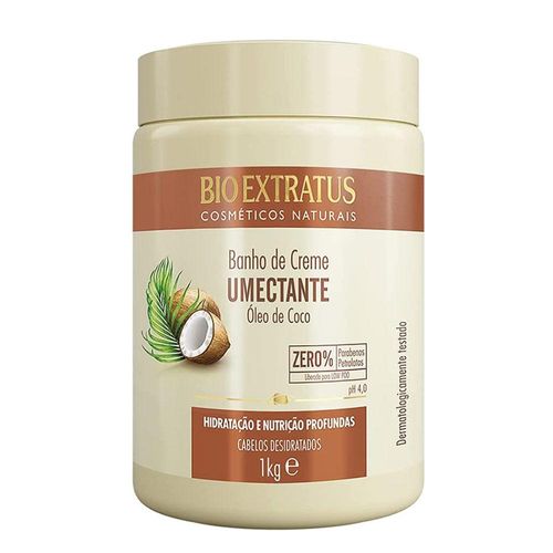 Banho De Creme Umectante Oleo De Coco Bio Extratus 1kg Banho De Creme Umectante Oleo De Coco Bio Extratus 1kg
