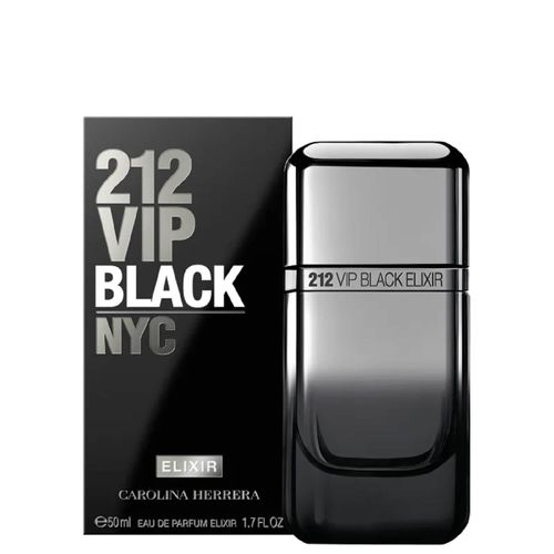 212 VIP Black Elixir Carolina Herrera Eau de Parfum - Perfume Masculino 50ml 212 VIP Black Elixir Carolina Herrera Eau de Parfum - Perfume Masculino 50ml