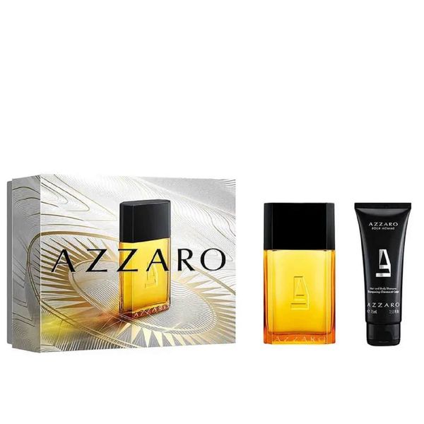 Conjunto Pour Homme Azzaro Masculino - Eau de Toilette 100ml + Gel de Banho 75ml