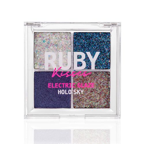 Paleta de Sombras Glitter Holo Sky - Ruby Kisses Azul