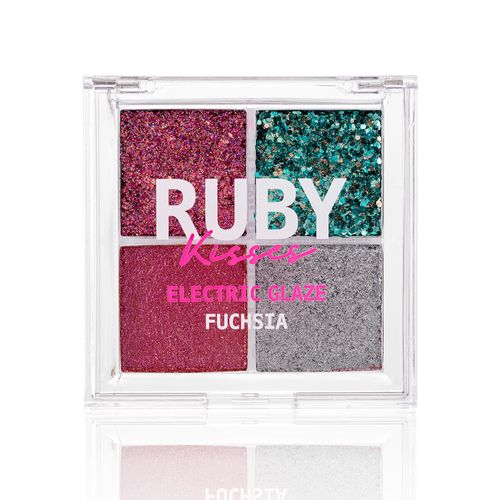 Paleta de Sombras Glitter Fuchsia - Ruby Kisses Fúcsia Paleta de Sombras Glitter Fuchsia - Ruby Kisses Fúcsia