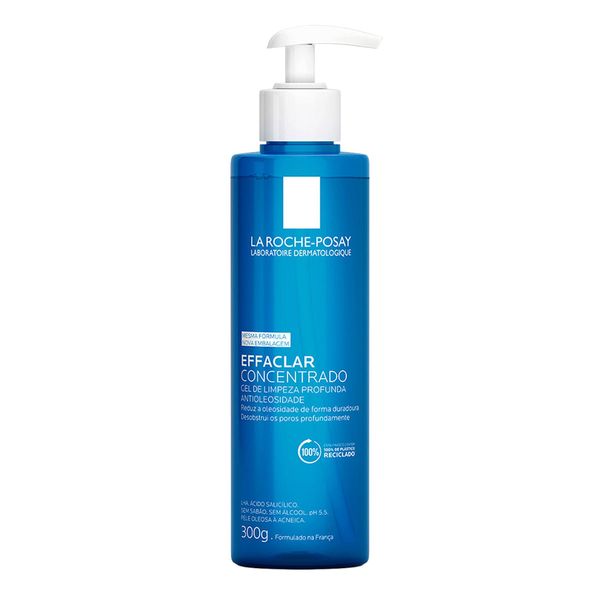 Gel de Limpeza Facial La Roche-Posay Effaclar Concentrado 300g