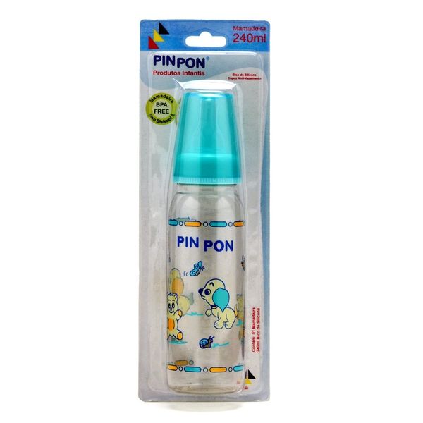 Mamadeira Pin Pon Silicone 240ml