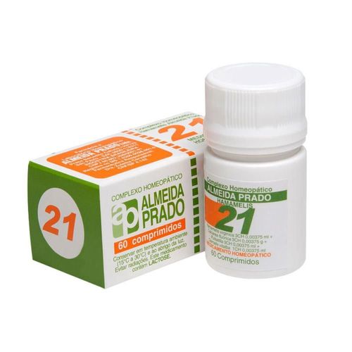 Complexo Homeopático 60 Comprimidos N. 21 Almeida Prado Complexo Homeopático 60 Comprimidos N. 21 Almeida Prado