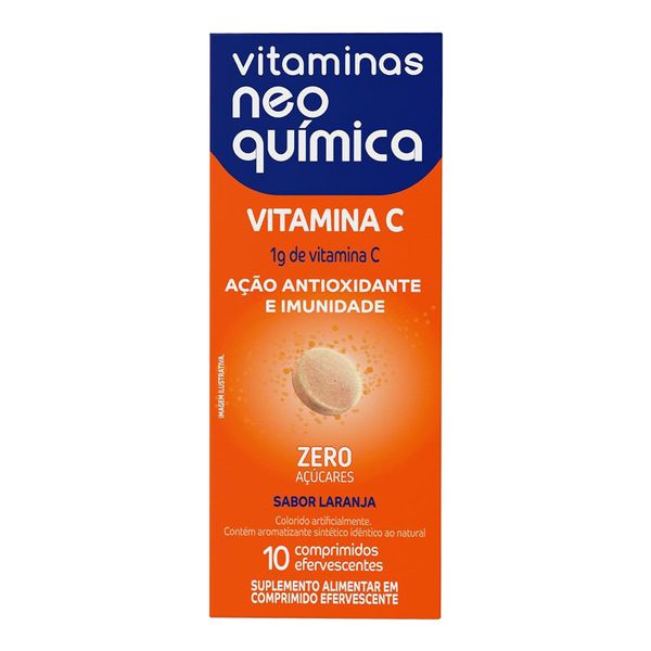 Vitamina Neo Química Vit C 10 comprimidos Efervescentes