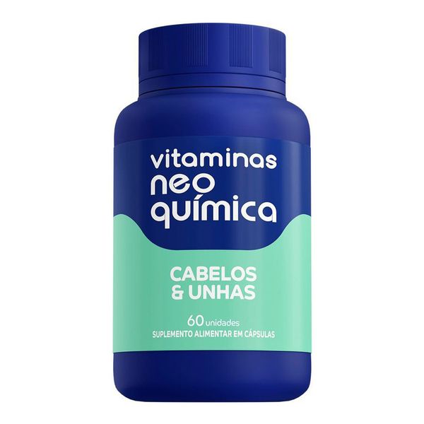 Multivitamínico Neo Química Cabelos e Unhas 60 cápsulas