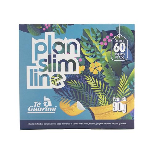 Suplemento Em Chá Plan Slim Line 60 Dias Com 60 Sachês