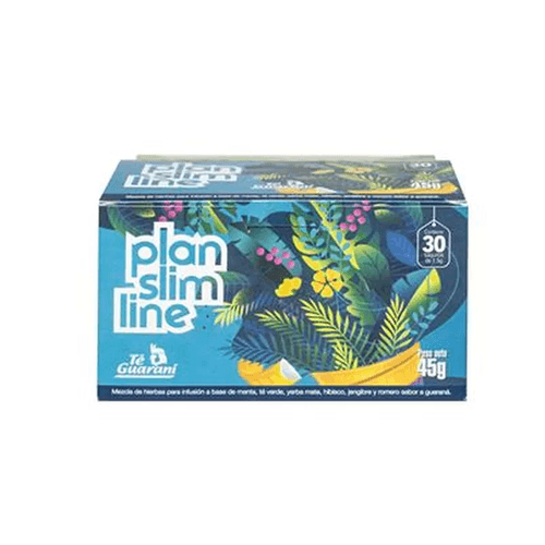 Suplemento Em Chá Plan Slim Line 30 Dias Com 30 Sachês
