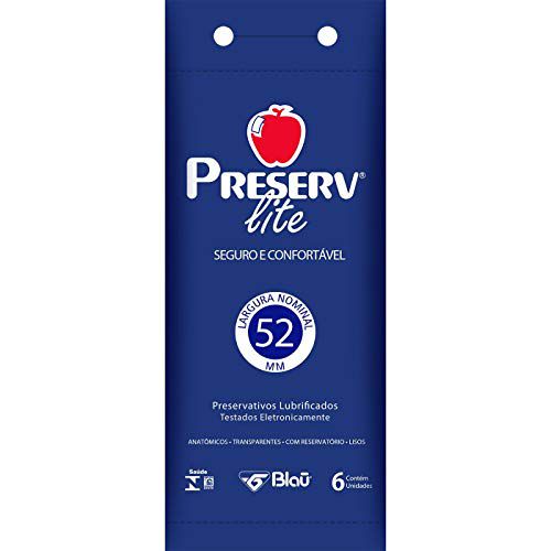 Preservativo Preserv Lite com 6 Unidades Preservativo Preserv Lite com 6 Unidades