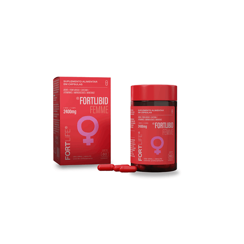 FortLibid Femme 2400mg 60 Cápsulas FortLife FortLibid Femme 2400mg 60 Cápsulas FortLife