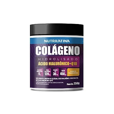 Colágeno Hidrolisado Nutrilatina Sabor Tangerina 250gr