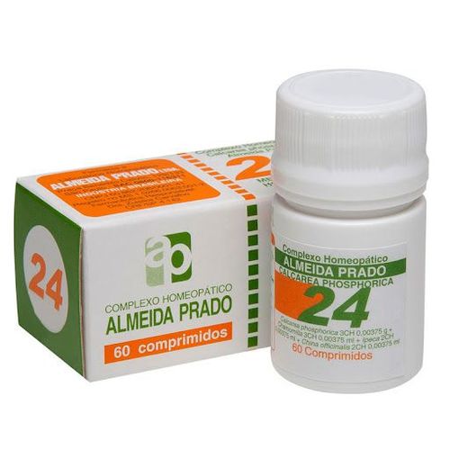 Complexo Homeopático 60 Comprimidos N. 24 Almeida Prado Complexo Homeopático 60 Comprimidos N. 24 Almeida Prado