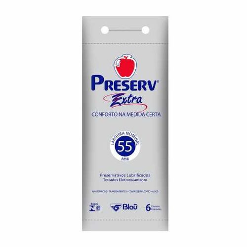 MULTI-Camisinha Preserv Extra com 6 unidades MULTI-Camisinha Preserv Extra com 6 unidades