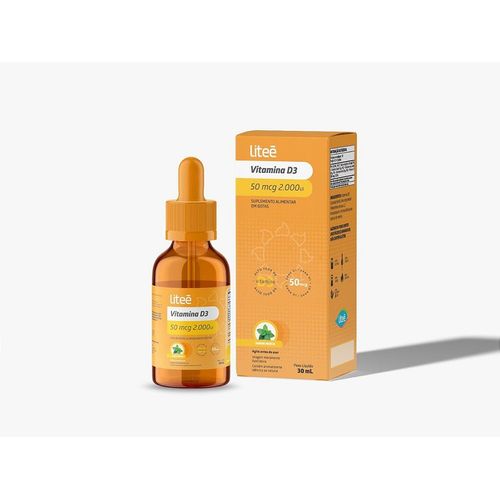 Vitamina D3 50mcg 2.000UI Menta 30ml Liteé