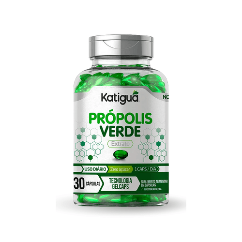 Própolis Verde 500mg 30 Cápsulas Katiguá Própolis Verde 500mg 30 Cápsulas Katiguá