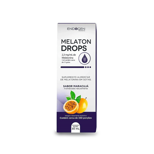 Melaton Drops Endogen Melatonina Maracujá 30ml Melaton Drops Endogen Melatonina Maracujá 30ml