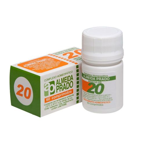 Complexo Homeopático 60 Comprimidos N. 20 Almeida Prado Complexo Homeopático 60 Comprimidos N. 20 Almeida Prado