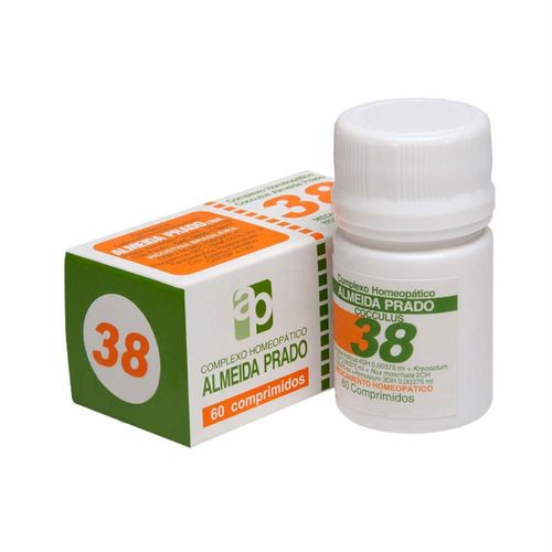 Complexo Homeopático 60 Comprimidos N. 38 Almeida Prado Complexo Homeopático 60 Comprimidos N. 38 Almeida Prado
