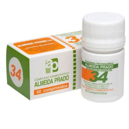 Complexo Homeopático 60 Comprimidos N. 34 Almeida Prado