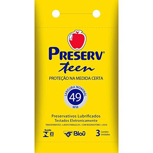 Preservativo Preserv Teen com 3 Unidades Preservativo Preserv Teen com 3 Unidades