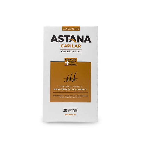 Suplemento Alimentar Astana Capilar Com 30 Comprimidos