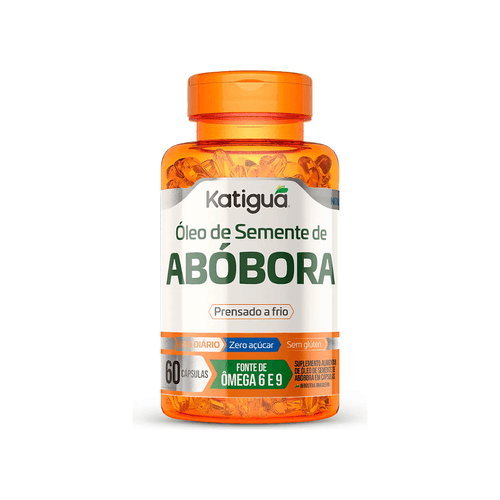 Óleo Semente de Abóbora Katiguá 60 Cápsulas Óleo Semente de Abóbora Katiguá 60 Cápsulas