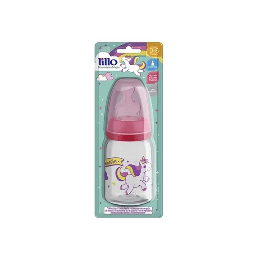 Mamadeira Lillo Magia Orto Sil Rosa 120ml 177on3787354o748