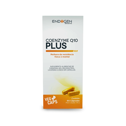 Coenzyme Q10 Com 60 Cápsulas Endogen Coenzyme Q10 Com 60 Cápsulas Endogen