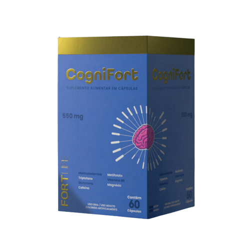 Cognifort 550mg Suplemento Alimentar Cognitivo com 60 cápsulas Cognifort 550mg Suplemento Alimentar Cognitivo com 60 cápsulas