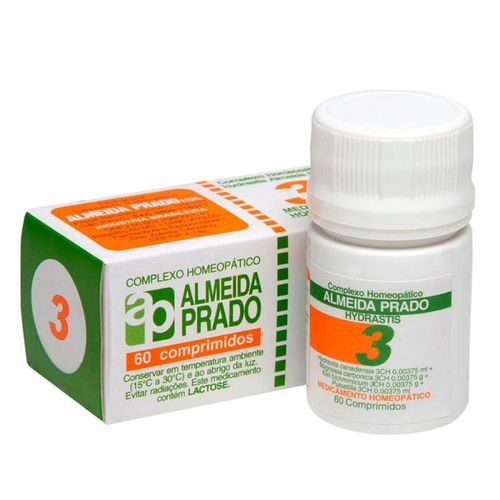 Complexo Homeopático 60 Comprimidos N. 3 Almeida Prado Complexo Homeopático 60 Comprimidos N. 3 Almeida Prado