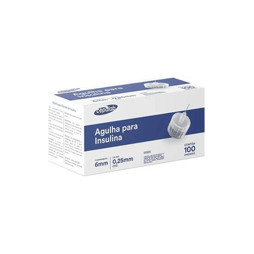 Agulha Para Insulina 6mmx0,25 31g Cepalab
