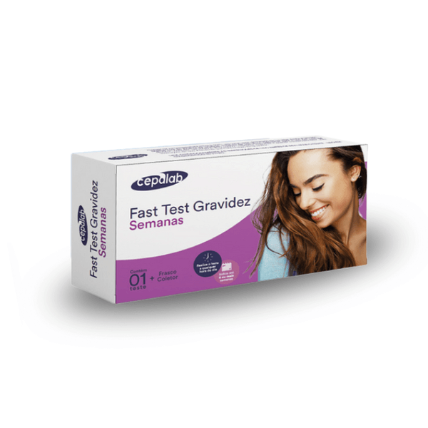 Fast Test Gravidez Semanas para Diagnóstico hCG Cepalab
